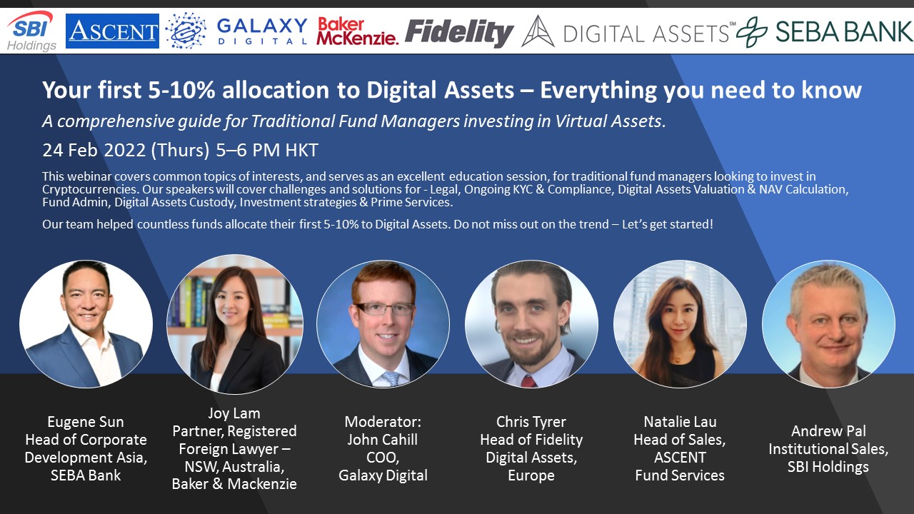 Your first 5-10% allocation to Digital Assets C Everything you need to know